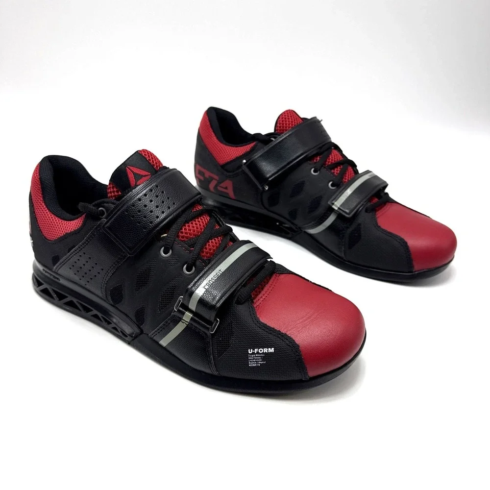 Reebok Crossfit Lifter 2.0 Weightlifting Training Gym Mens Black Shoes Size 9